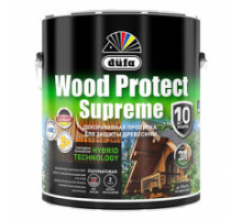 WOOD PROTECT HARD WAX, белоснежный 2,5л "Dufa" Пропитка