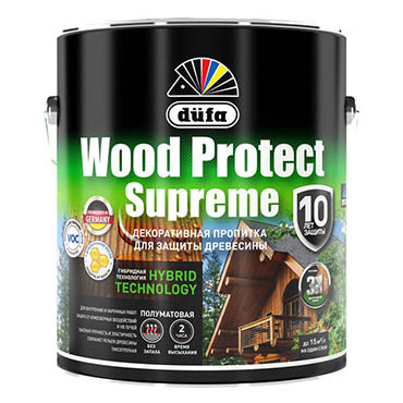 WOOD PROTECT Supreme, белая 2,5л "Dufa" Пропитка